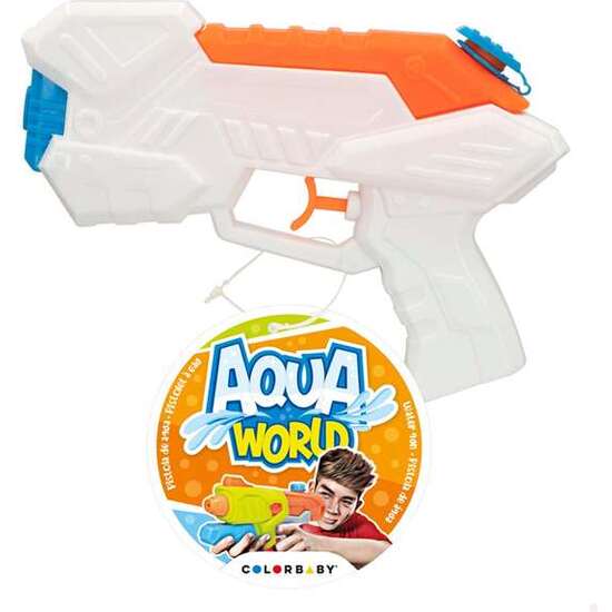 PISTOLA DE AGUA AQUA WORLD 19,5X4X14 CM - MODELOS SURTIDOS image 3