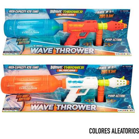 PISTOLA AGUA WAVE THROWER BLASTER ALCANCE 8.5 METROS 2 MOD SDOS - MODELOS SURTIDOS image 1