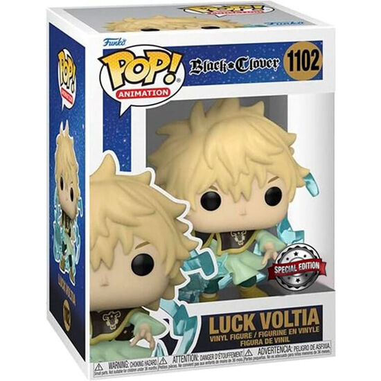 FIGURA POP BLACK CLOVER LUCK VOLTIA EXCLUSIVE image 0