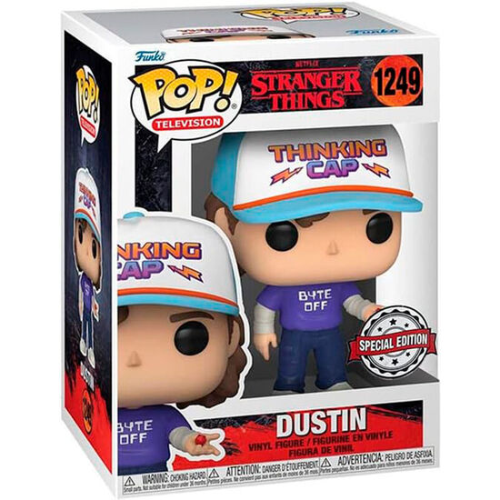 FIGURA POP STRANGER THINGS DUSTIN EXCLUSIVE image 0