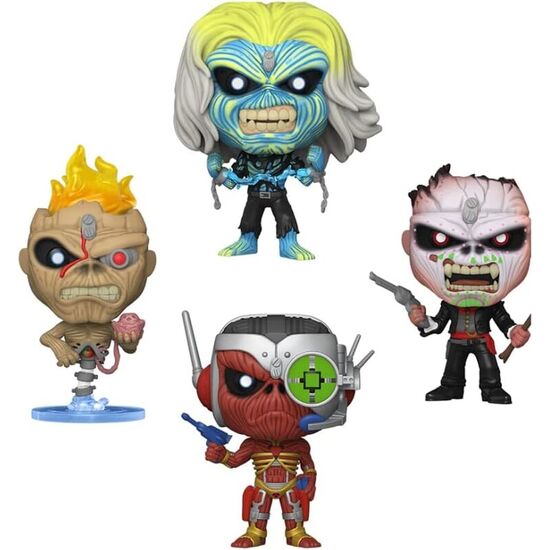 BLISTER 4 FIGURAS POP IRON MAIDEN EXCLUSIVE image 1