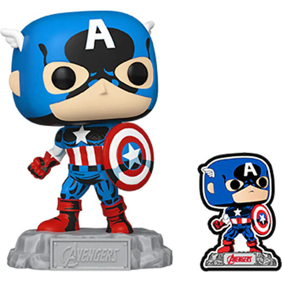 FIGURA POP MARVEL LOS VENGADORES AVENGERS CAPTAIN AMERICA EXCLUSIVE image 1