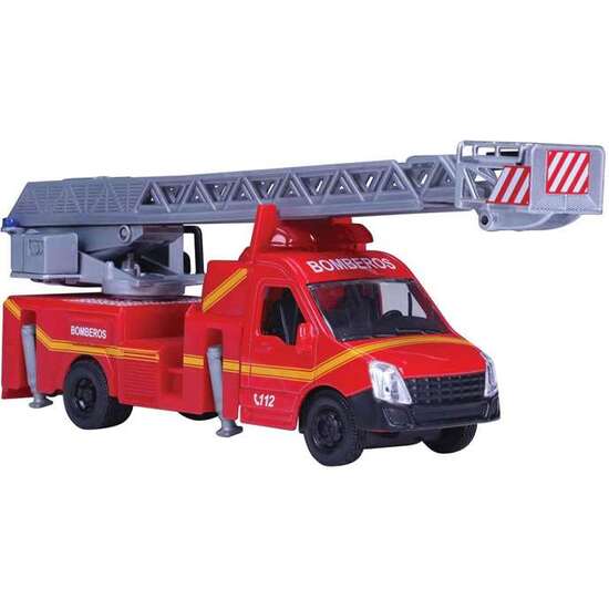 VEHICULO DE EMERCANCIAS CAMION DE BOMBEROS ESCALA 1:50 BURAGO image 5