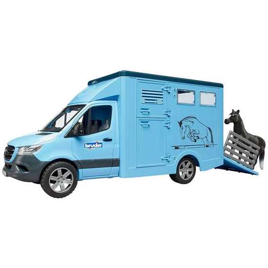 MERCEDES BENZ SPRINTER PARA TRANSPORTE EQUINO. INCLUYE 1 CABALLO. 43X17X22 CM. image 0