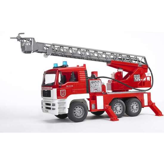 CAMION BOMBEROS MAN TGA CON ESCALERA LUZ Y SONIDO 47X17X24 CM image 4