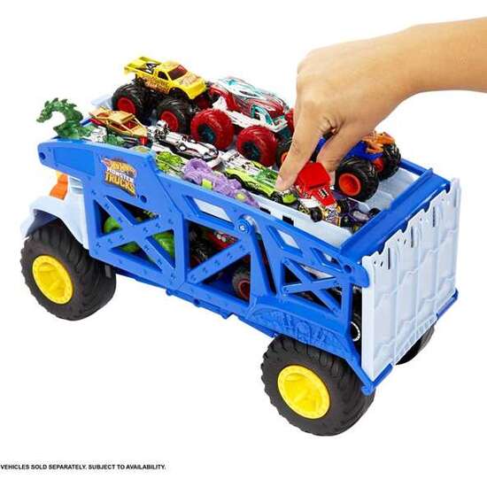 CAMION DE TRANSPORTE HOT WHEELS MONSTER TRUCKS RINO. ESCALA 1:64 image 3