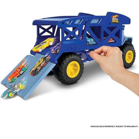 CAMION DE TRANSPORTE HOT WHEELS MONSTER TRUCKS RINO. ESCALA 1:64 image 5