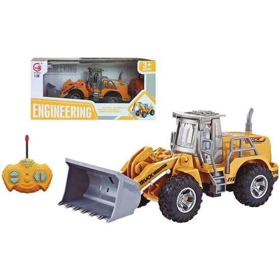 EXCAVADORA RADIO CONTROL, ESCALA 1:28, 95X88X23CM image 0