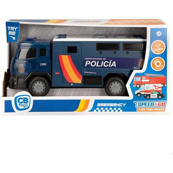 CAMIÓN BOMBEROS O POLICIA CON LUZ Y SONIDO. - MODELOS SURTIDOS image 5