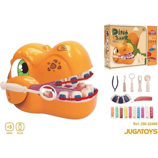 JUEGO PLASTILINA MAGIC DOUGH DENTISTA DINOSAURIOS image 1