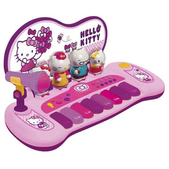 ORGANO HELLO KITTY CON FIGURAS Y MELODIAS image 0