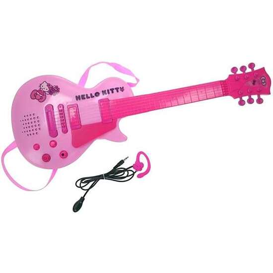 GUITARRA ELECTRONICA CON MICRO HELLO KITTY image 2