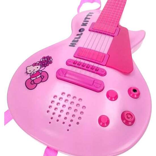 GUITARRA ELECTRONICA CON MICRO HELLO KITTY image 3