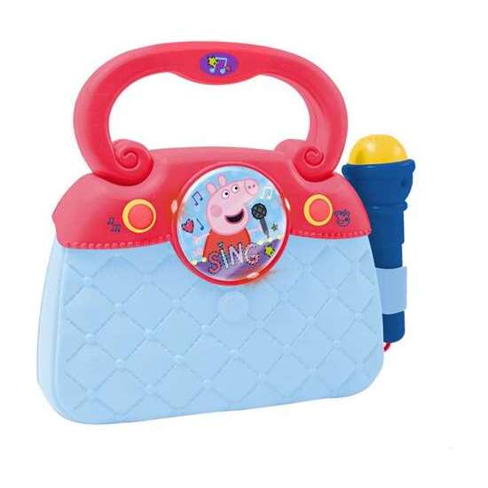 BOLSO PEPA PIG CON MICRO, LUCES, RITMOS Y CONEX. MP3 18.30X17.50X6.50 CM image 0