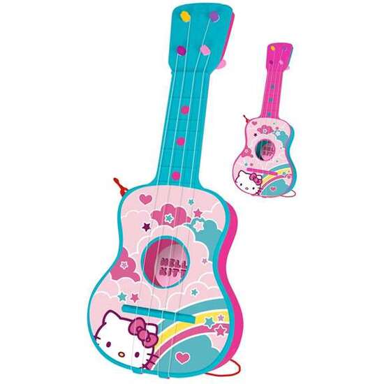 GUITARRA 4 CUERDAS, EN ESTUCHE HELLO KITTY image 0