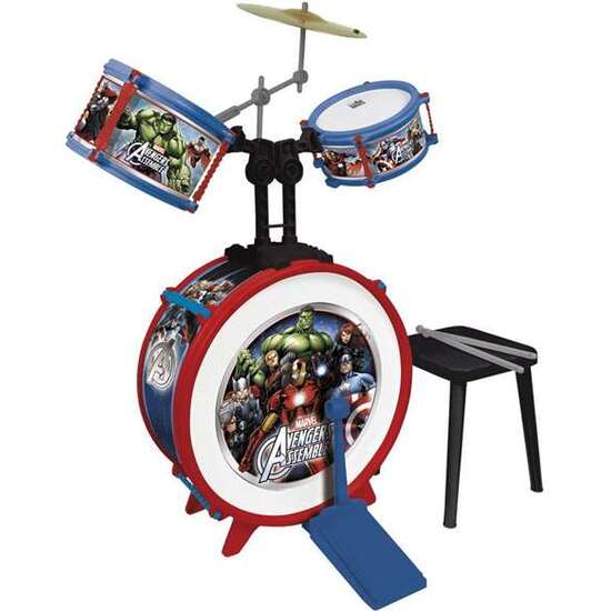 BATERIA CON BANQUETA AVENGERS image 1