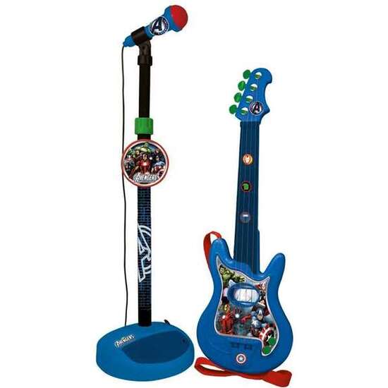 CONJUNTO GUITARRA Y MICRO THE AVENGERS image 0