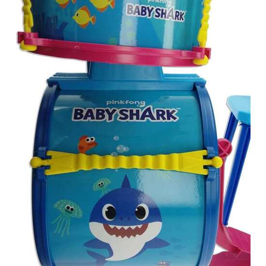 BATERIA SENCILLA C/BANQUETA BABY SHARK image 4