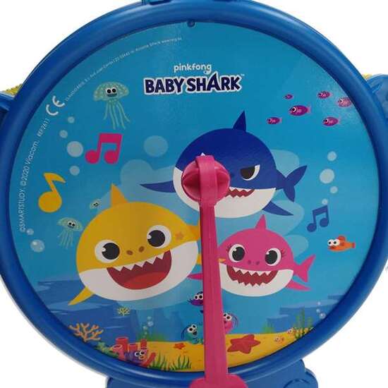 BATERIA SENCILLA C/BANQUETA BABY SHARK image 5