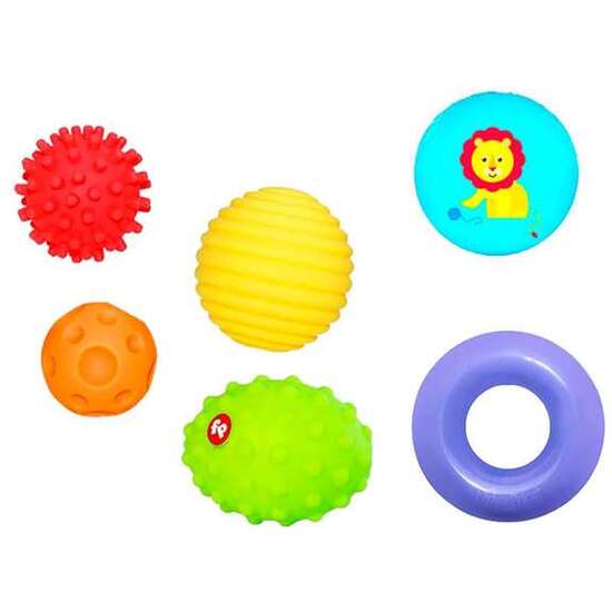 SET 6 PELOTAS ENTRENAMIENTO FISHER-PRICE image 0