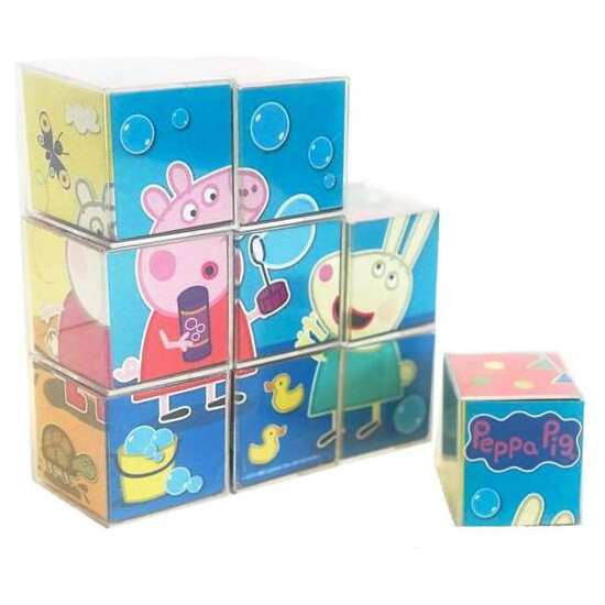 ROMPECABEZAS PEPPA PIG 9 CUBOS. 20X20X5 CM image 2