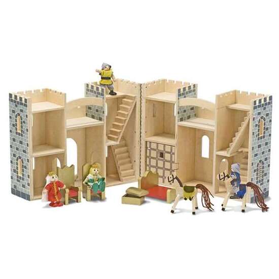 CASTILLO MELISSA & DOUG MADERA PLEGABLE Y PORTÁTIL 35X26X20 CM image 1