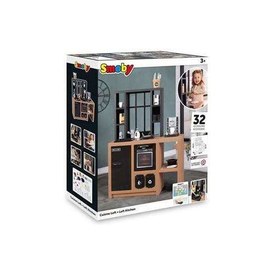 COCINA LOFT CON 32 ACCESORIOS Y MUCHAS FUNCIONES DE JUEGO. 95,7X74X29,2 CM image 4