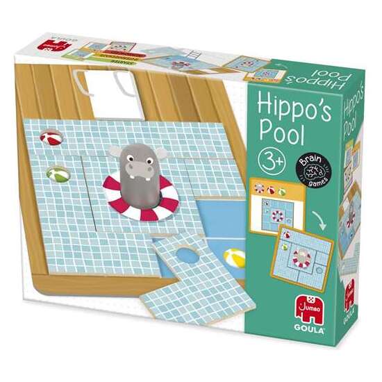 JUEGO HIPPOS POOL DE MADERA DESAROLLA LA LOGICA Y LA ORIENTACIÓN. GOULA image 1