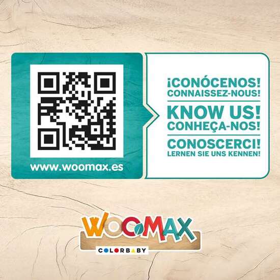 TREN FANTASÍA DE MADERA WOOMAX 14 PIEZAS. image 5