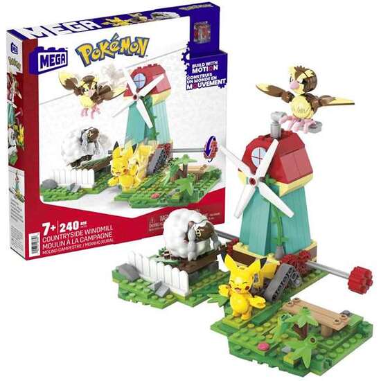 JUEGO CONSTRUCCION MEGA BLOKS POKÉMON CIUDAD DEL VIENTO. image 0