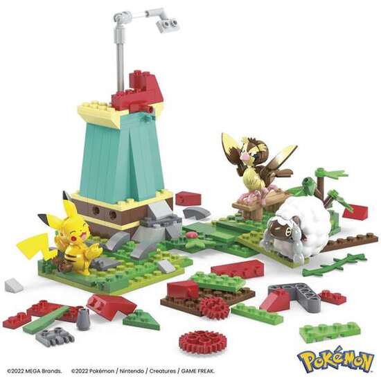 JUEGO CONSTRUCCION MEGA BLOKS POKÉMON CIUDAD DEL VIENTO. image 1