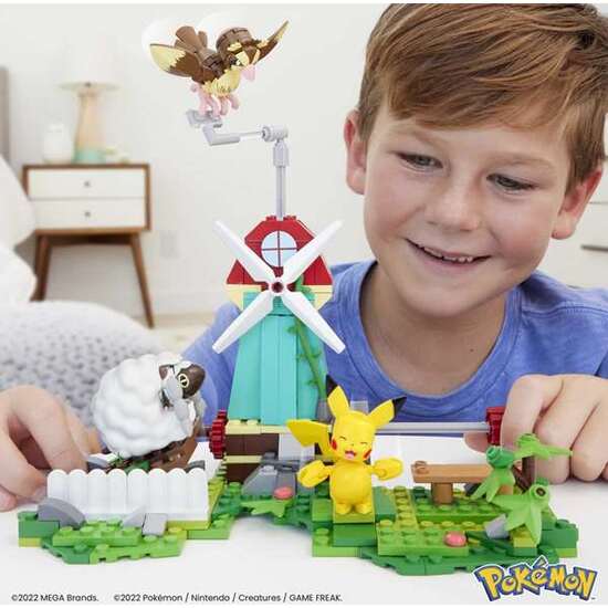 JUEGO CONSTRUCCION MEGA BLOKS POKÉMON CIUDAD DEL VIENTO. image 3