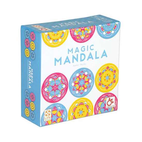 JUEGO MAGIC MANDALA. MIRA EL RETO, APILA, GIRA Y VOLTEA HASTA REPRODUCIR EL MANDALA image 0