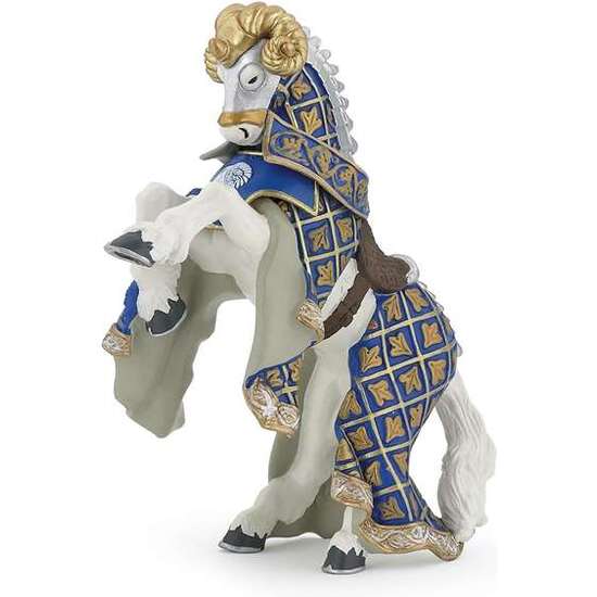 FIGURA CABALLO MAESTRO DE ARMAS AZUL 14X6X9CM image 0