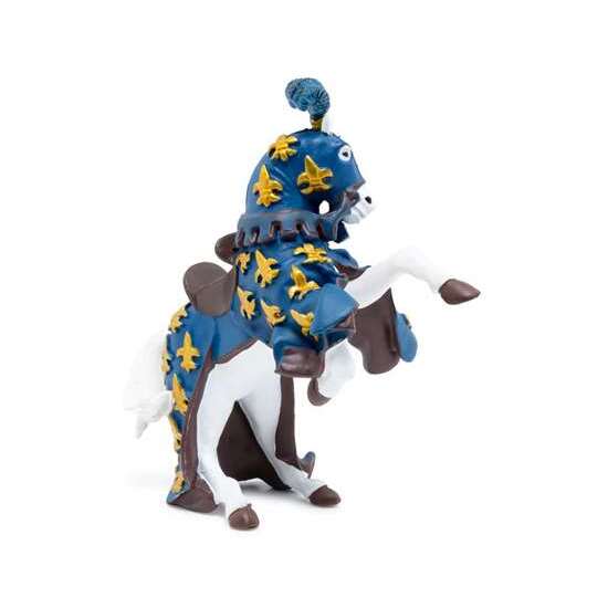 FIGURA CABALLO PRINCIPE FELIPE AZUL 13,3X5,8X8,2CM image 2