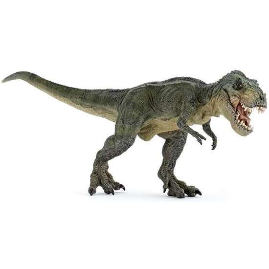 FIGURA DINOSAURIO T-REX VERDE CORREDOR 7X32X13,3CM image 0