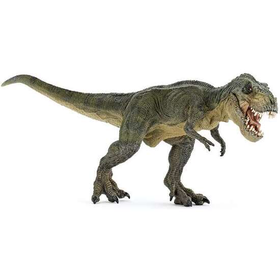 FIGURA DINOSAURIO T-REX VERDE CORREDOR 7X32X13,3CM image 1