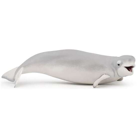 FIGURA BELUGA BALLENA 16X7,5X4CM image 0