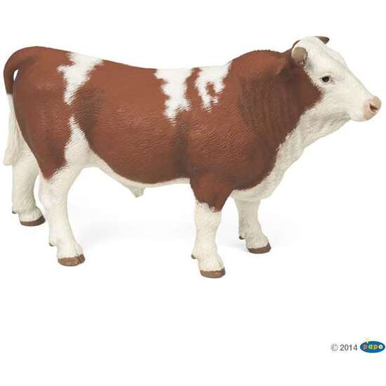 FIGURA TORO SIMMENTAL 14,5X4,5X9CM image 0