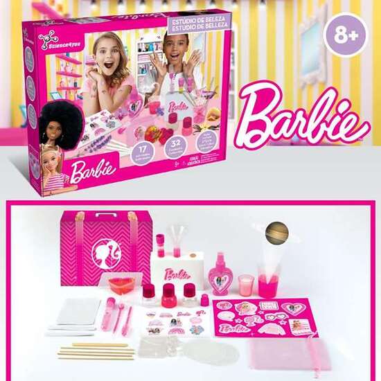 BARBIE ESTUDIO DE BELLEZA CON 17 EXPERIMENTOS. INCLUYE LIBRO EDUCATIVO image 3