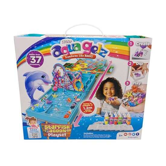 AQUA GELZ PLAYSET STARFISH. CREA, MOJA,JUEGA Y DISFRUTA CON MUCHOS ACCESORIOS. 1,2 M ABIERTO. image 2