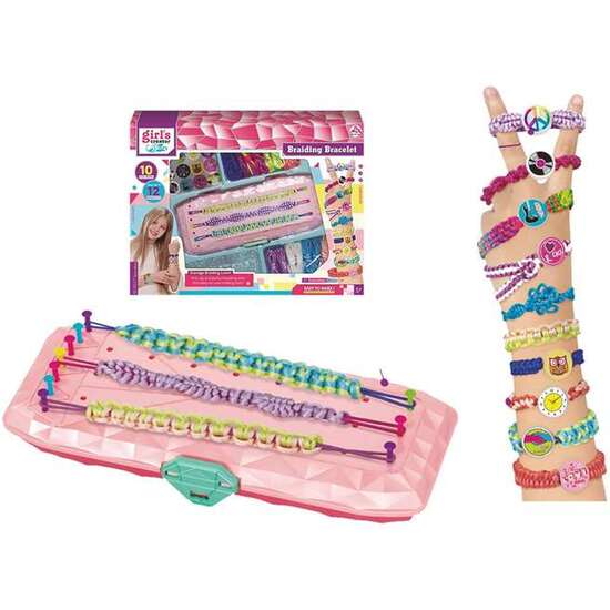 MÁQUINA TRENZADORA CREA PULSERAS CON ACCESORIOS 24X6X38CM image 0