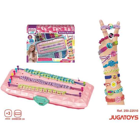 MÁQUINA TRENZADORA CREA PULSERAS CON ACCESORIOS 24X6X38CM image 1