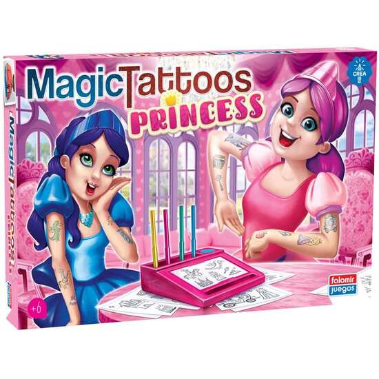 TATUAJES MÁGICOS PRINCESAS. HAZ TUS PROPIOS TATUAJES Y ADEMÁS 112 TATUAJES LISTOS PARA COLOCAR image 1