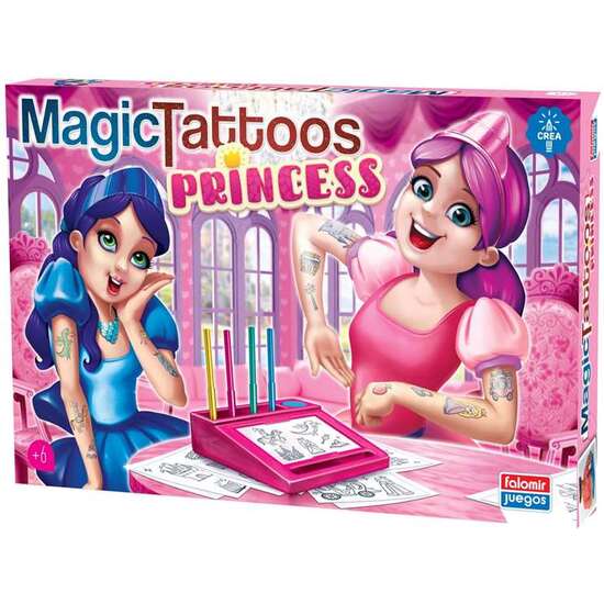 TATUAJES MÁGICOS PRINCESAS. HAZ TUS PROPIOS TATUAJES Y ADEMÁS 112 TATUAJES LISTOS PARA COLOCAR image 2