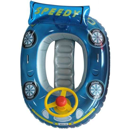 BARCA HINCHABLE COCHE SPEEDY CON VOLANTE 68X50 CM - MODELOS SURTIDOS image 2