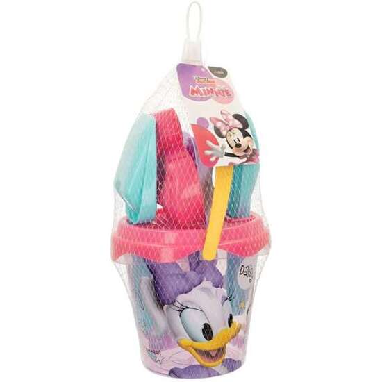 CUBO PLAYA MINNIE 14 CM CON PALA,RASTRILLO,CEDAZO Y 2 MOLDES image 2