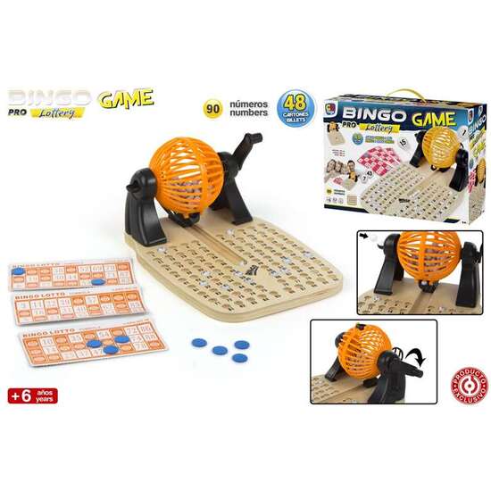 JUEGO BINGO MADERA CON 90 NUMEROS. image 3