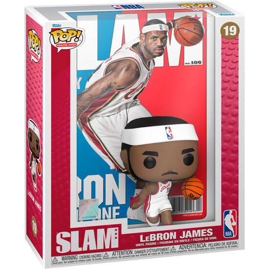 FIGURA POP COVER NBA SLAM LEBRON JAMES image 0