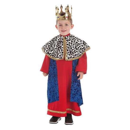 DISFRAZ INFANTIL REY MAGO CAPA AZUL T-3 (7-9 AÑOS) image 0